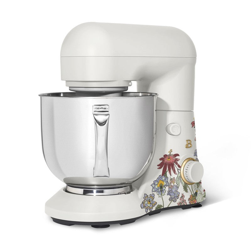 Beautiful 5.3 QT Stand Mixer w/ Flat Beater, White Dough Hook by Drew Barrymore6