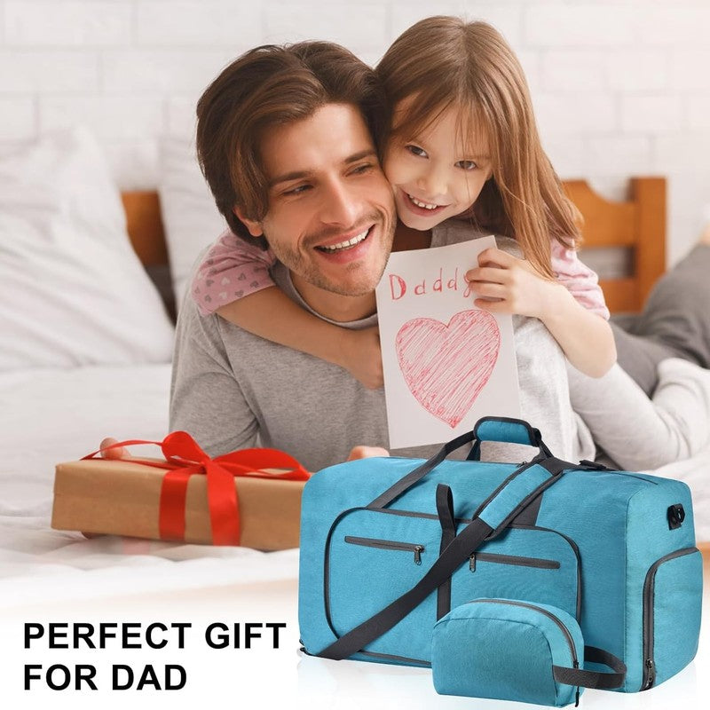 Duffle Bag Shoes Compartment Foldable Travel Waterproof Adjustable Strap Men5