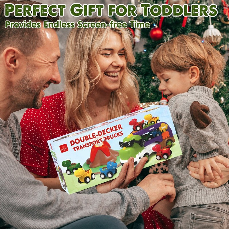 Toddler Toys for Boys 2 3 4 5+ Years Old, Dinosaur Toy Cars with Lights & Sounds8