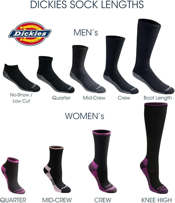 Men’s Dri Tech Crew Socks Moisture Control M XXL 6 12 18 Pairs5