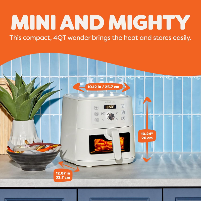 4Qt Vortex 6 in 1 Mini Air Fryer Air Fry Roast Bake Reheat Dehydrate2