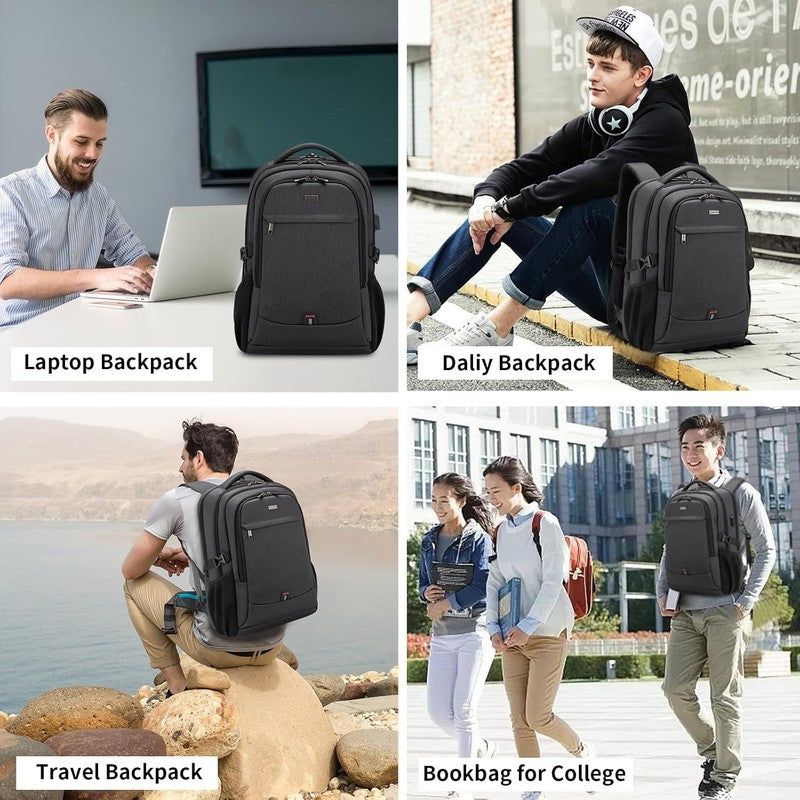 17 Inch Laptop Backpack for Travel Water Resistant College Backpack for Men/Wome8