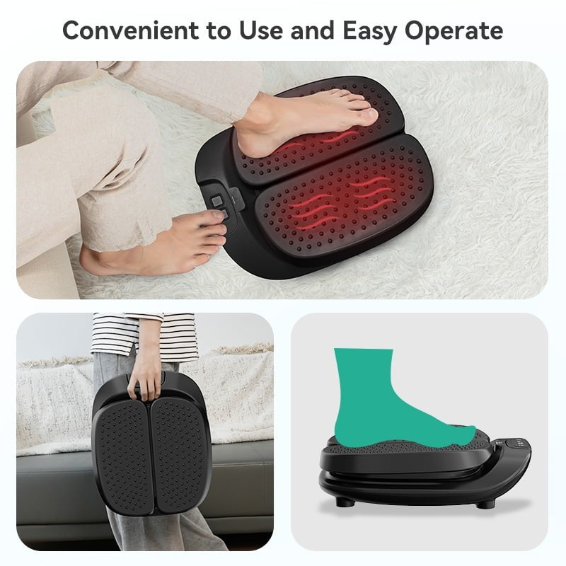 Foot Massager with Vibration & Heat for Pain Relief, Remote Control,Mother'S Day2