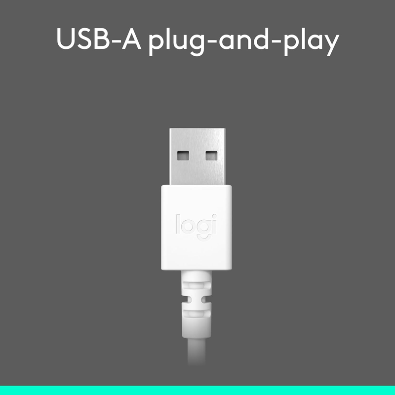 H390 Wired USB Headset for PC/Laptop, Noise Cancelling Mic, Chromebook USB-A4