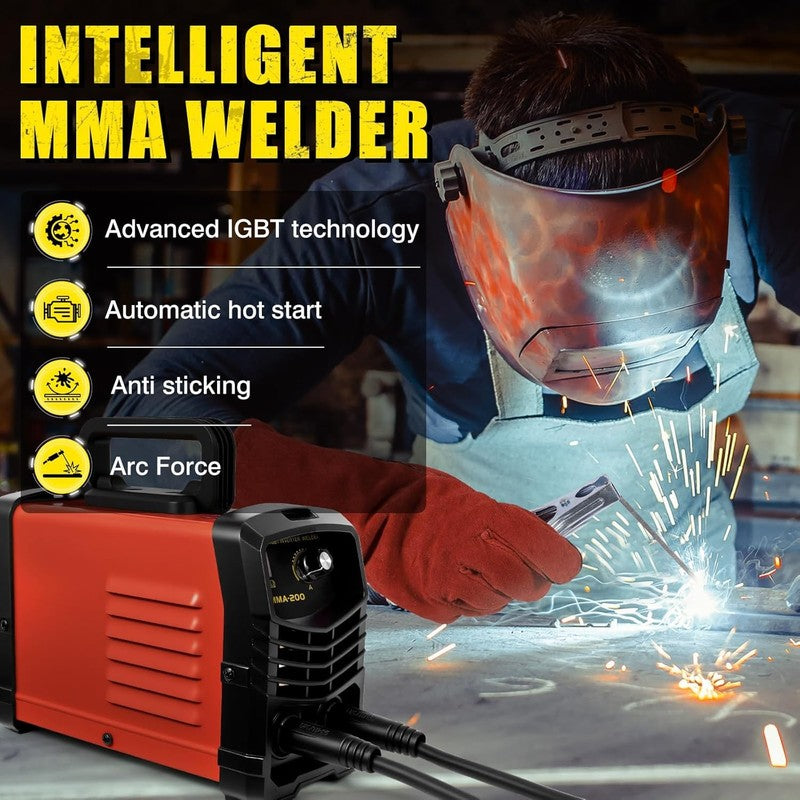 200A Welding Machine with 25 Rods – Clearance! Portable 110V ARC Stick Welder, 12