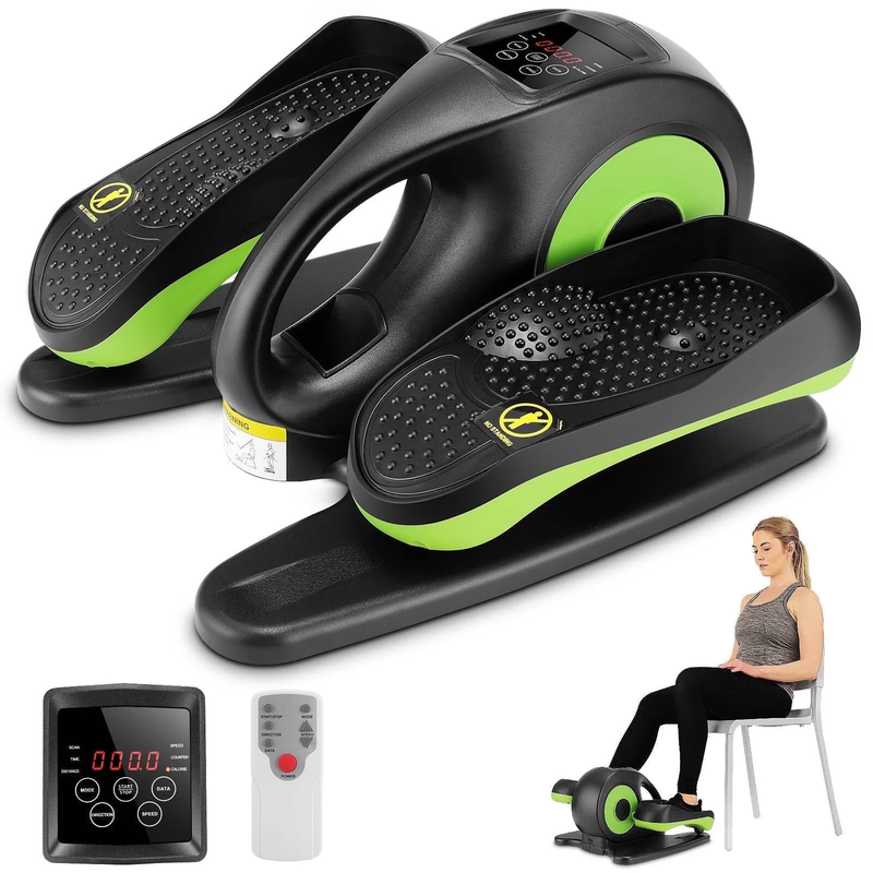 Compact Under Desk Elliptical with Remote & Monitor - Perfect for Home & Office8