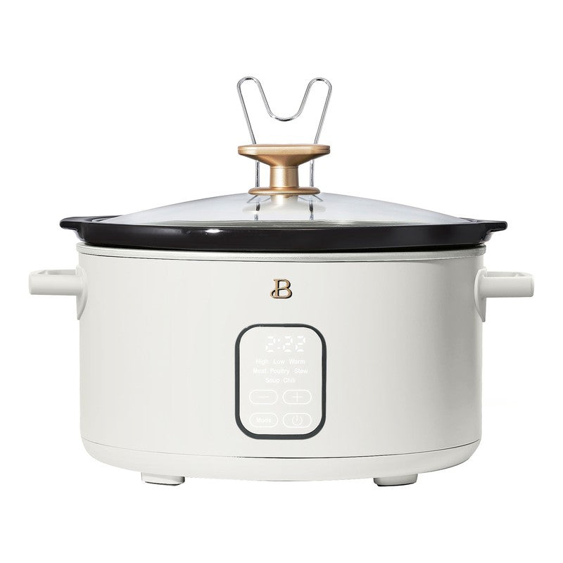 6 Qt Programmable Slow Cooker, White Icing by Drew Barrymore0