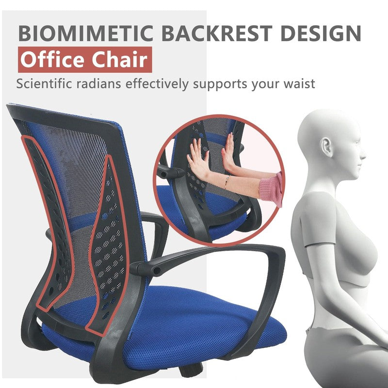 Ergonomic Office Chair, Lumbar Support, Adjustable Height with Armrests for Adul5