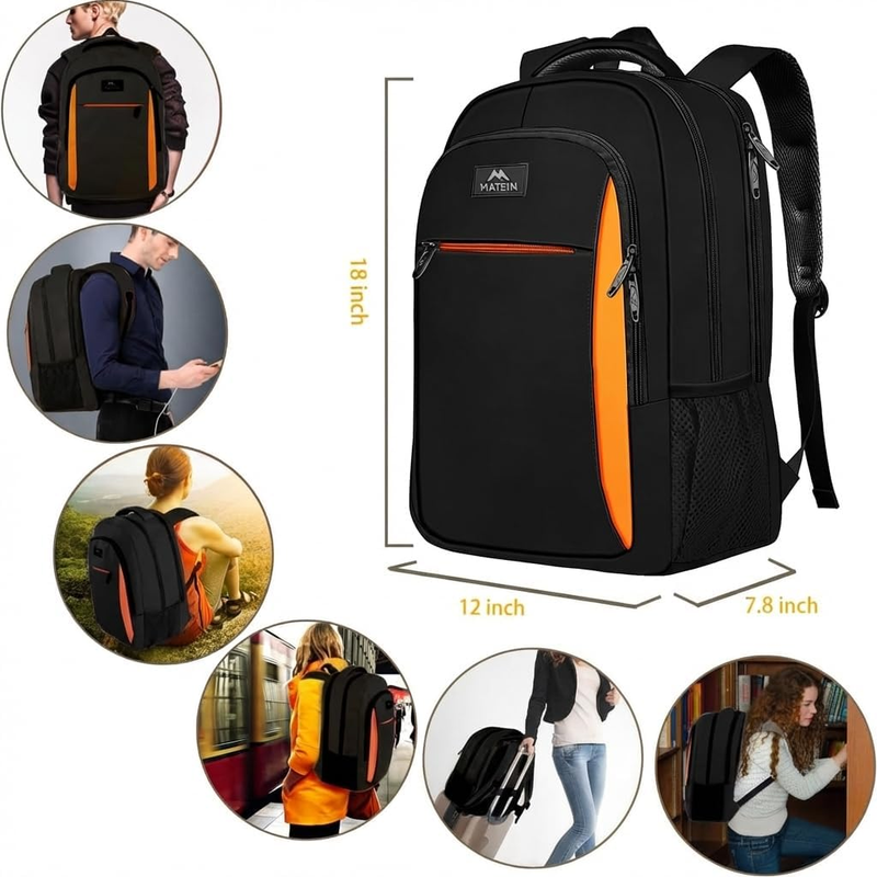 15.6" Laptop Backpack Travel Business Anti Theft Water Resistant Bag2