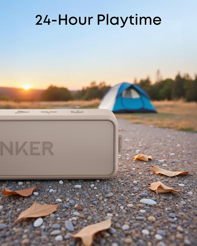 Anker Soundcore 2 Portable Bluetooth Speaker Bluetooth 5 IPX7 Waterproof2