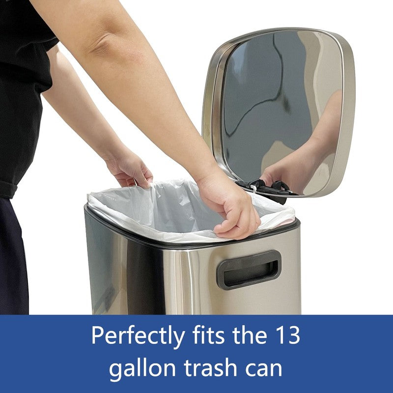 Super Strong 13 Gallon Drawstring Trash Bags   200 Count, Leakproof, Unscented7