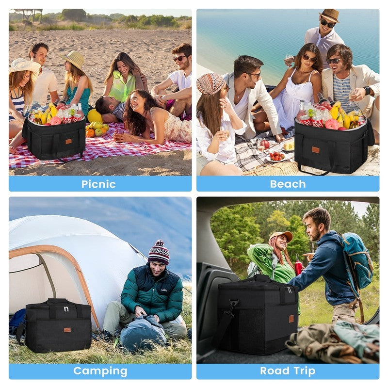 48 Can Collapsible Soft Cooler Bag   Insulated, Leakproof, Portable for Travel3