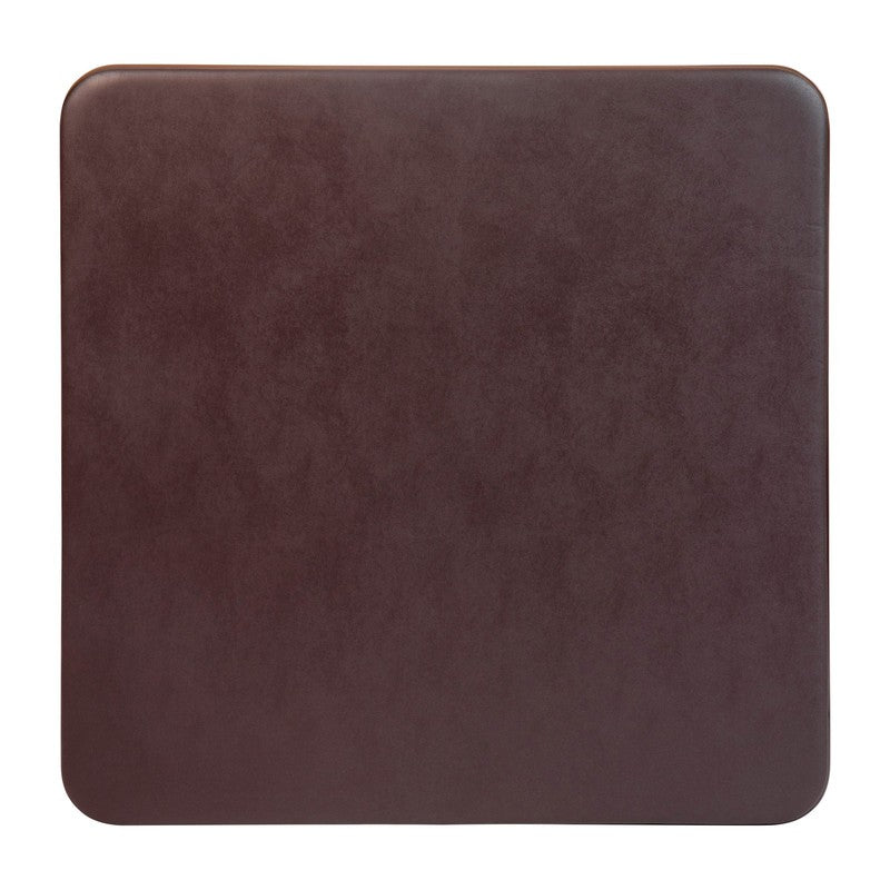 Vinyl Covered Padded Folding Card Table for Game Rooms and Banquets, Brown7