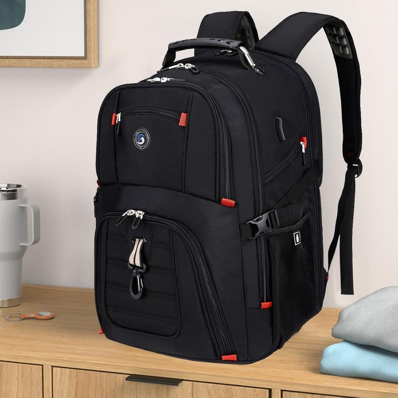 Extra Large 50L Travel Laptop Backpack with USB Charging Port, College High Scho1