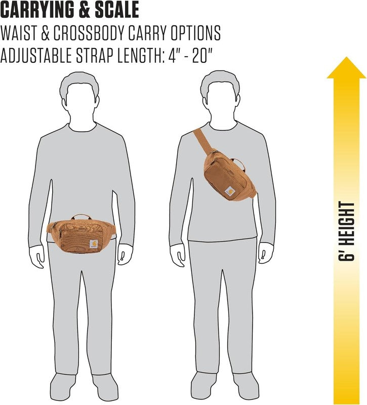 Classic Adjustable Sling Bag, Durable, 600 Denier Water Resistant Hip Pack6