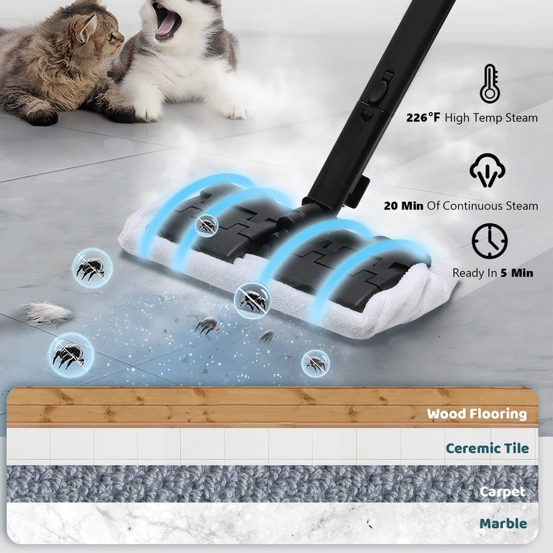 1500W Steam Mop Multi-Purpose Handheld Steam Cleaner with Accessories for Home2