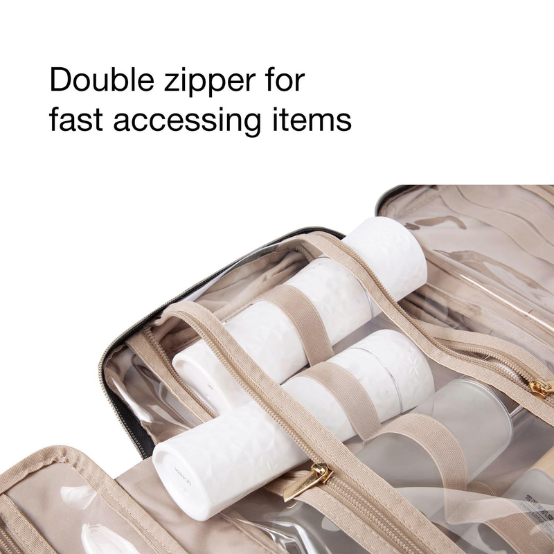Large Travel Toiletry Bag Hanging Hook Water Resistant Makeup Organizer3