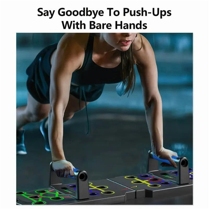 28 in 1 Push up Rack Board System Fitness Workout Train Home Gym Exercise Stands3