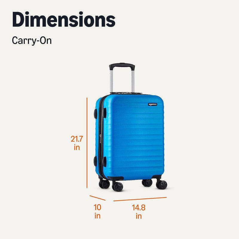 21" Hardside Carry On Luggage, Hardshell Suitcase with Wheels, Expandable for up5