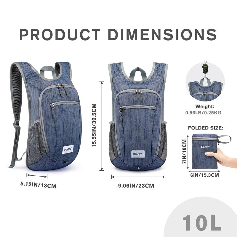 10L/15L/20L Hiking Backpack Lightweight Packable Hiking Daypack Small Travel Out3