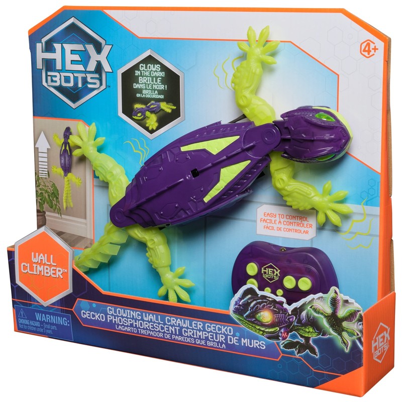 Glow in the Dark Wall Crawler Gecko Toy – Climbing Robot Toy for Kids Ages 4+8