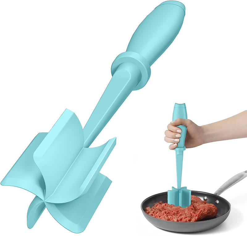 Meat Chopper Hamburger Grinder Ground Beef Turkey Smasher Kitchen Tool9