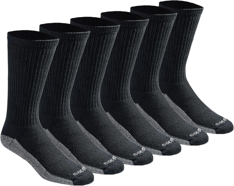 Men’s Dri Tech Crew Socks Moisture Control Work Socks 6 12 18 Pack M XXL6