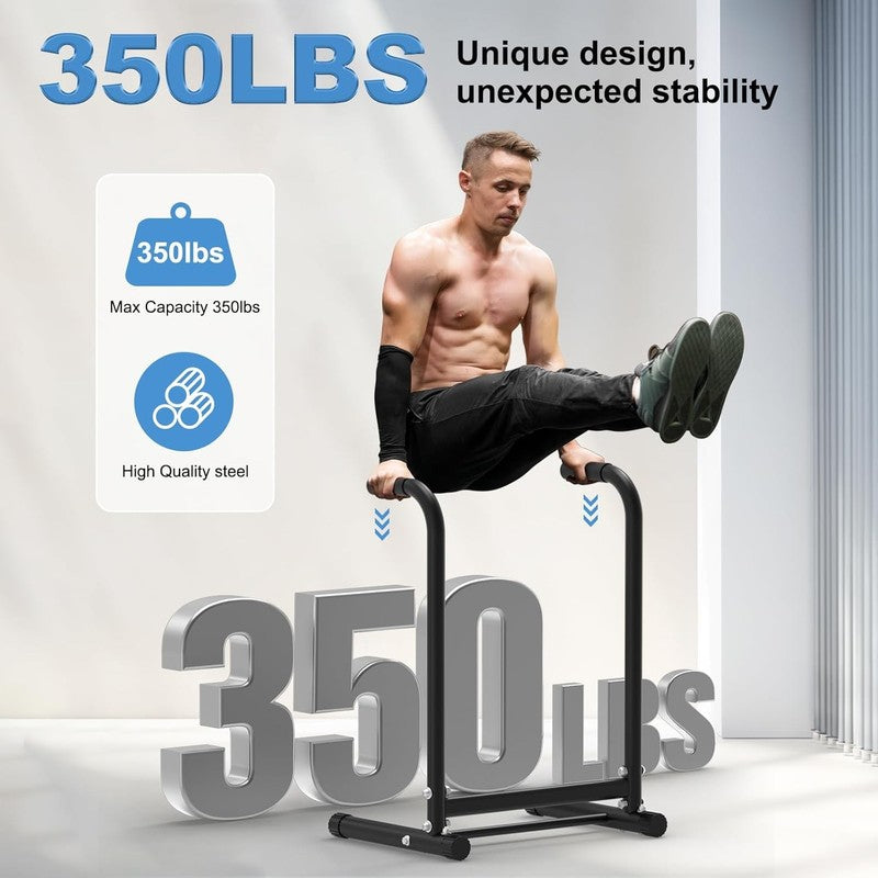 Heavy Duty Dip Station Parallette Push Up & Dip Stands Fitness Workout Bar4