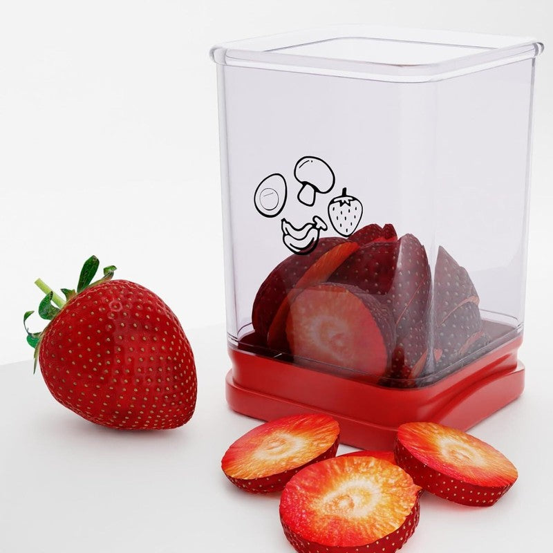 Fruit Slicer Cup, Speed Cutter for Strawberry Banana Grape Egg, Stainless Steel 1