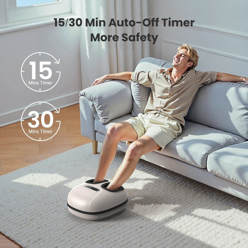 Shiatsu Foot Massager with Heat for Neuropathy Tired Foot Blood Circulation, FSA8