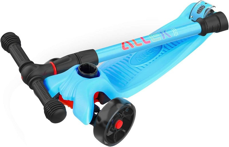 Kick Scooter B02 Lean 'N Glide Wide PU Light Up Wheels 4 Heights Aqua Blue6