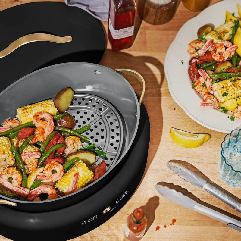 10 in 1, 6 Qt Electric Multi Cooker, Black Sesame by Drew Barrymore1