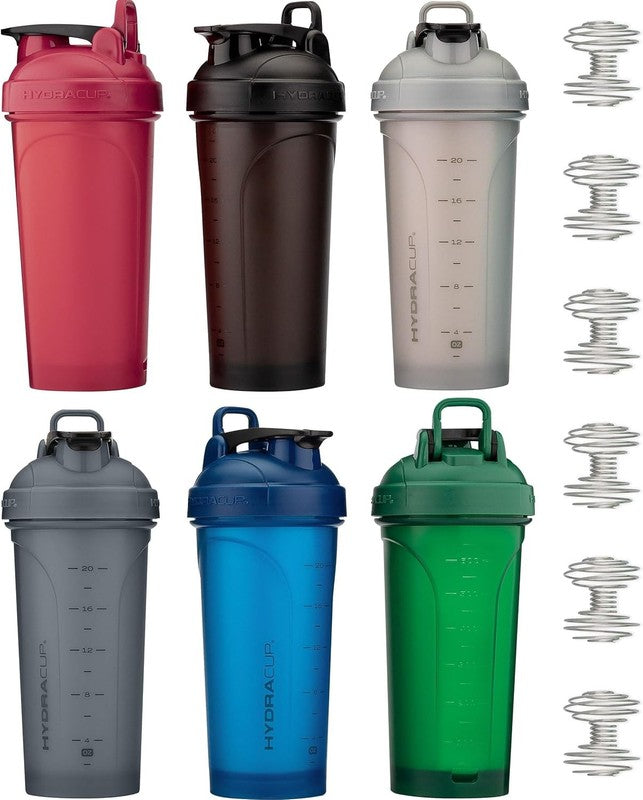   6 Pack   28Oz Shaker Bottles | Protein Shaker Cups with Whisk Ball, Leak Proof1