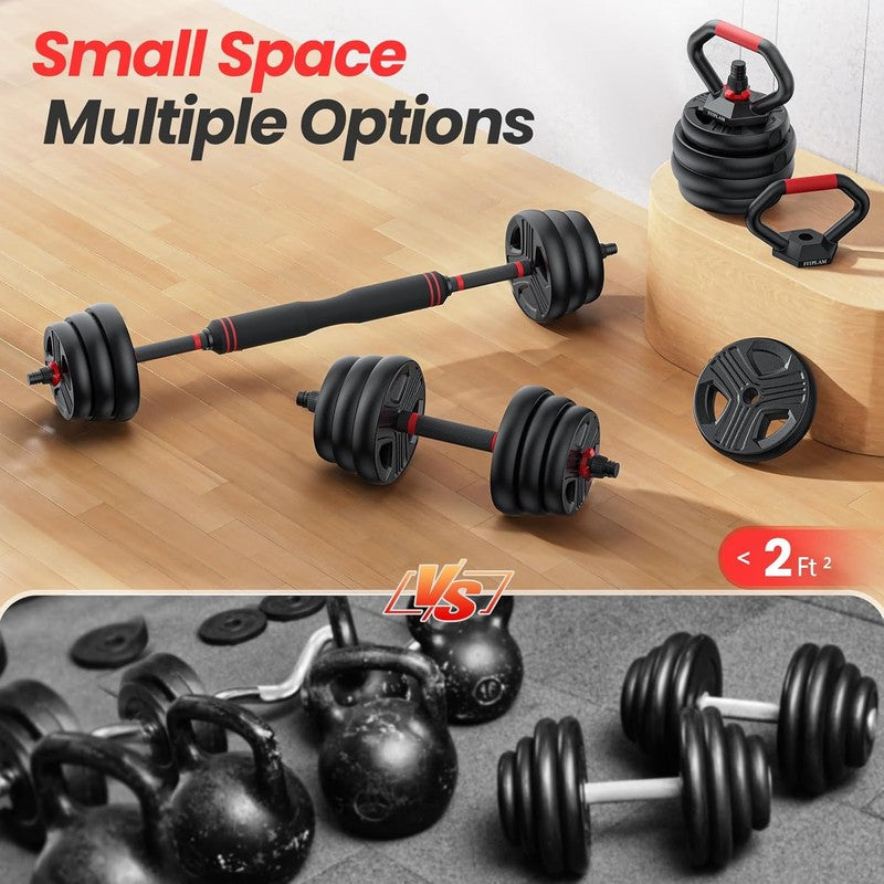 Adjustable Dumbbell Set 20-90Lbs for Versatile Home Gym Workouts3