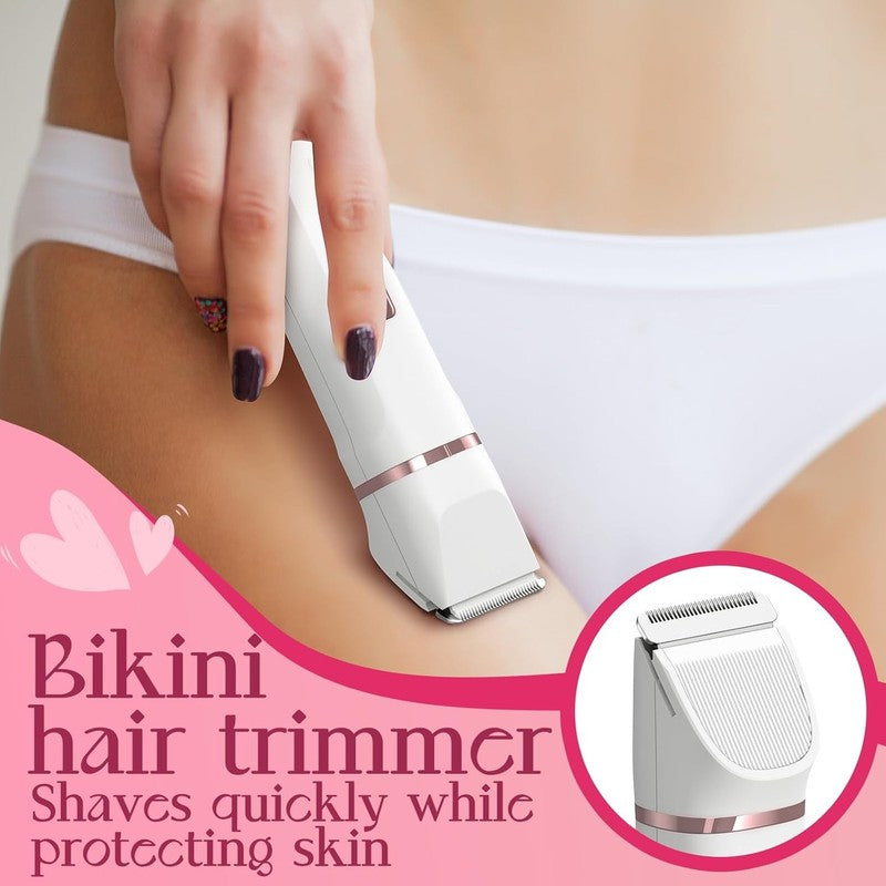Women's Electric Pubic Hair Trimmer - Waterproof, USB-C, Easy Clean6