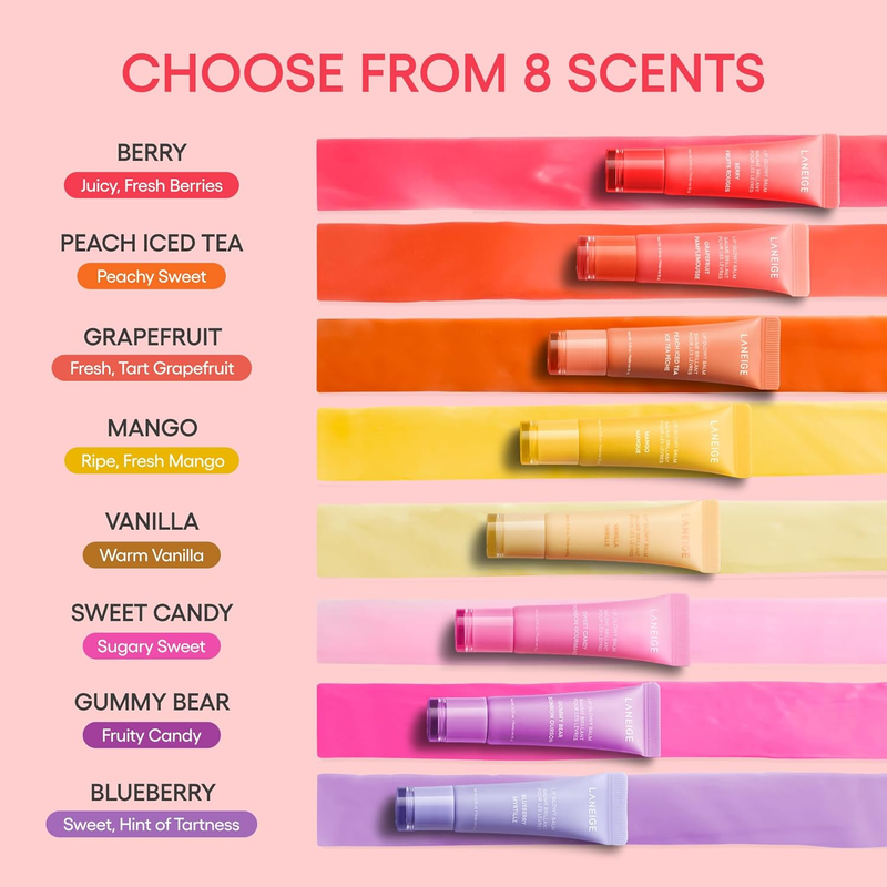Laneige Lip Glowy Balm Berry Tinted Lip Treatment Shea Murumuru7