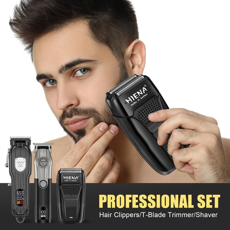 Professional Hair Clippers Men Cordless Electric Beard Trimmer and Foil Shaver S4