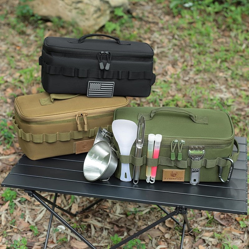 9L Tactical Utility Tote Bag – Camping Cookware & Gear Organizer, Trunk Storage5