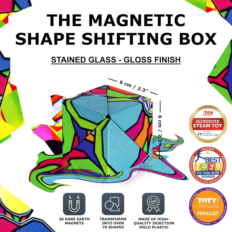 Sensory Fidget Cube Stress Relief Shape Shifting 100+ Shapes Toy1