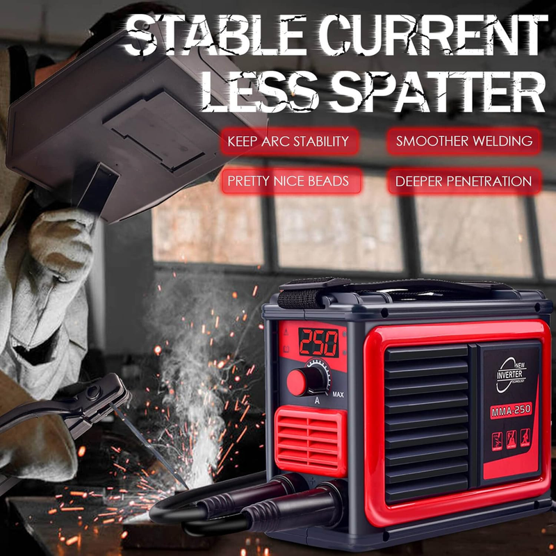 Welding Machine, Upgraded MMA 250A 110V Welder Machine,Portable Stick Welder IGB1