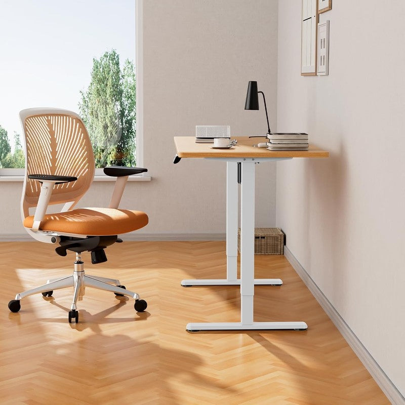 Electric Standing Desk Frame 4 Memory Height Adjustable Up to 47.2" White1