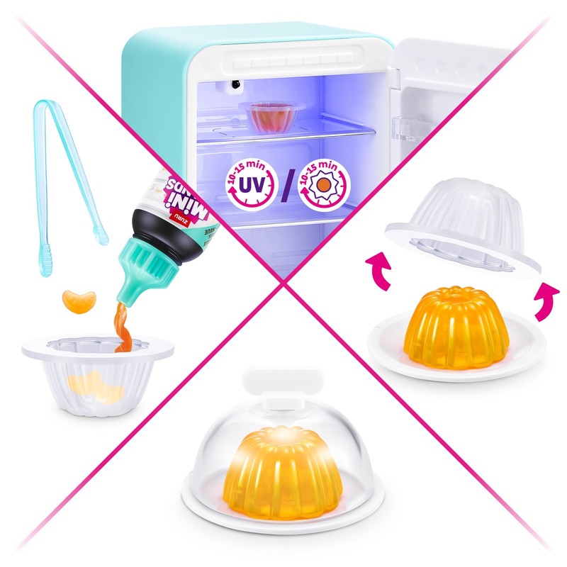 Fill the Fridge Playset Collectible Unbox Surprise Toy by ZURU Ages 5+3