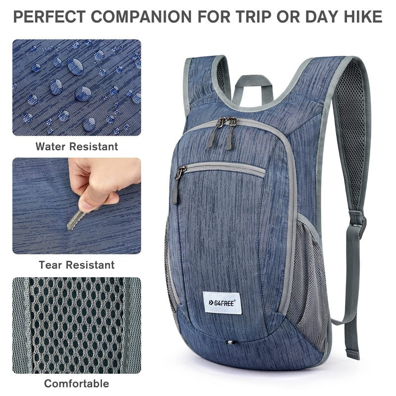 10L/15L/20L Hiking Backpack Lightweight Packable Hiking Daypack Small Travel Out2