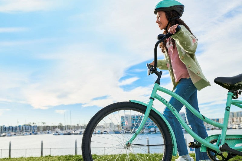 24" Pacifica Cruiser Bicycle, Fits Riders 4'6"   5'6", Teen, Unisex, Sea Green8