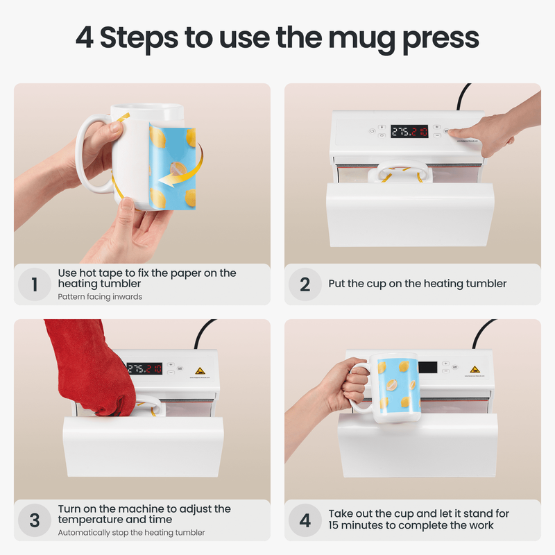 Auto Tumbler Heat Press Machine 11 30Oz Mug Sublimation DIY Cup Printing7