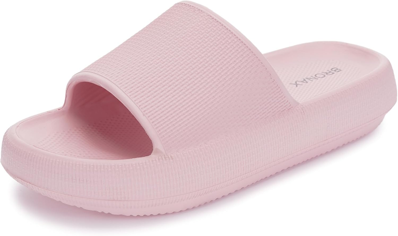 Pillow Slippers Women Men House Slides Cushioned Thick Sole Sandals8