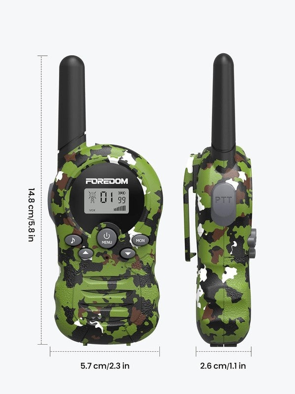 Kids Walkie Talkies 3 Pack Long Range Toy Radios Boys & Girls 3 12 Army8