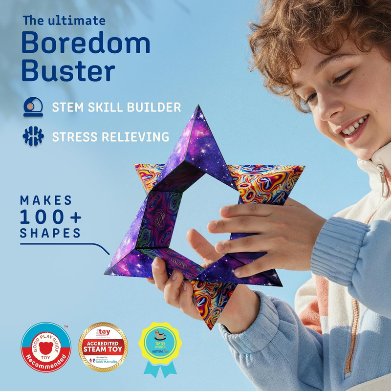 Sensory Fidget Cube Stress Relief Shape Shifting 100+ Shapes Toy1