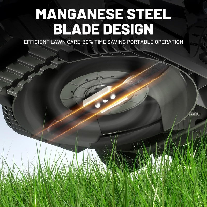 Cordless Lawn Mower 13 Inch, U20 Handy+ 20V Electric Lawn Mowers for Garden, Yar4