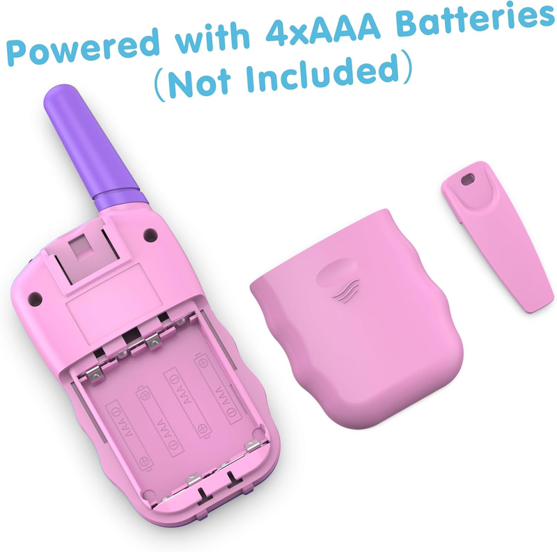 Kids Walkie Talkies 22 Channel 2 Way Radio 3 Mile Range Flashlight LCD1
